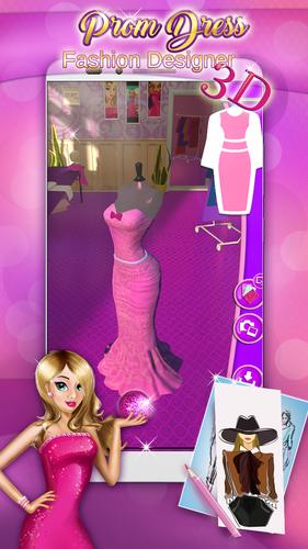 Prom Dress Fashion Designer 3D