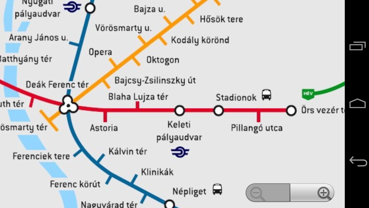 Budapest Subway Map