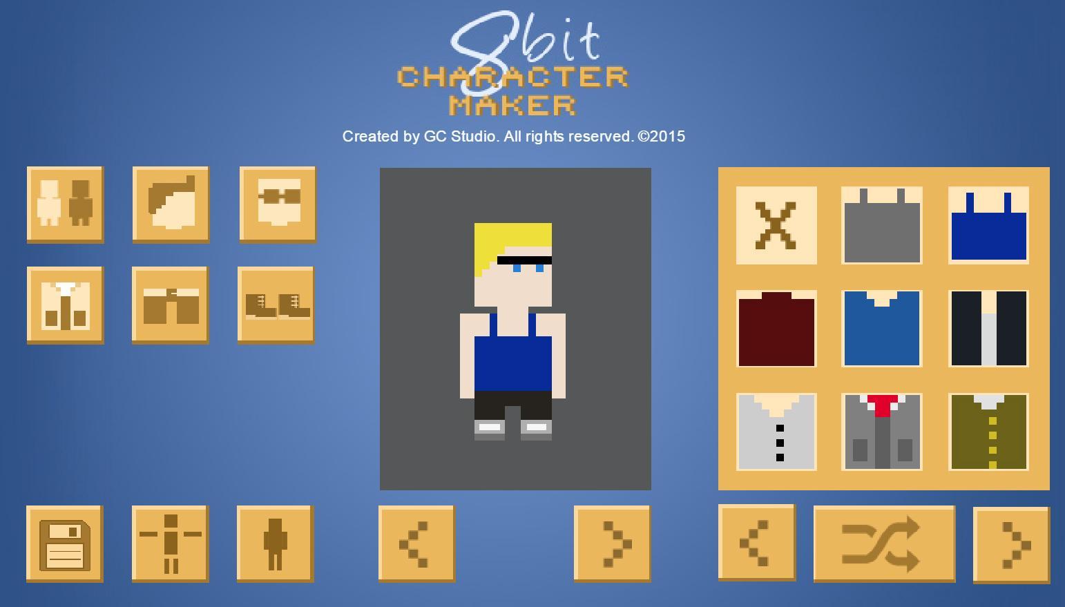 8 bit Character Maker