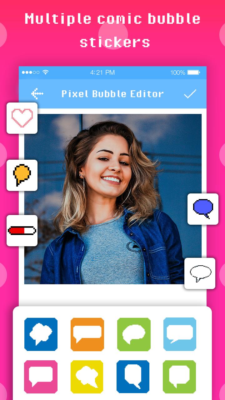 Pixel Art Speech Bubble for Comics Creation