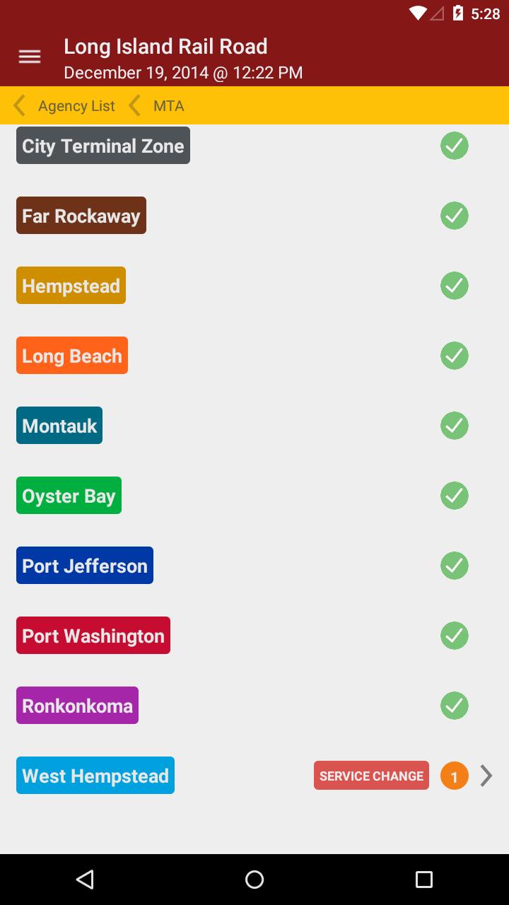 NYC Transit Status