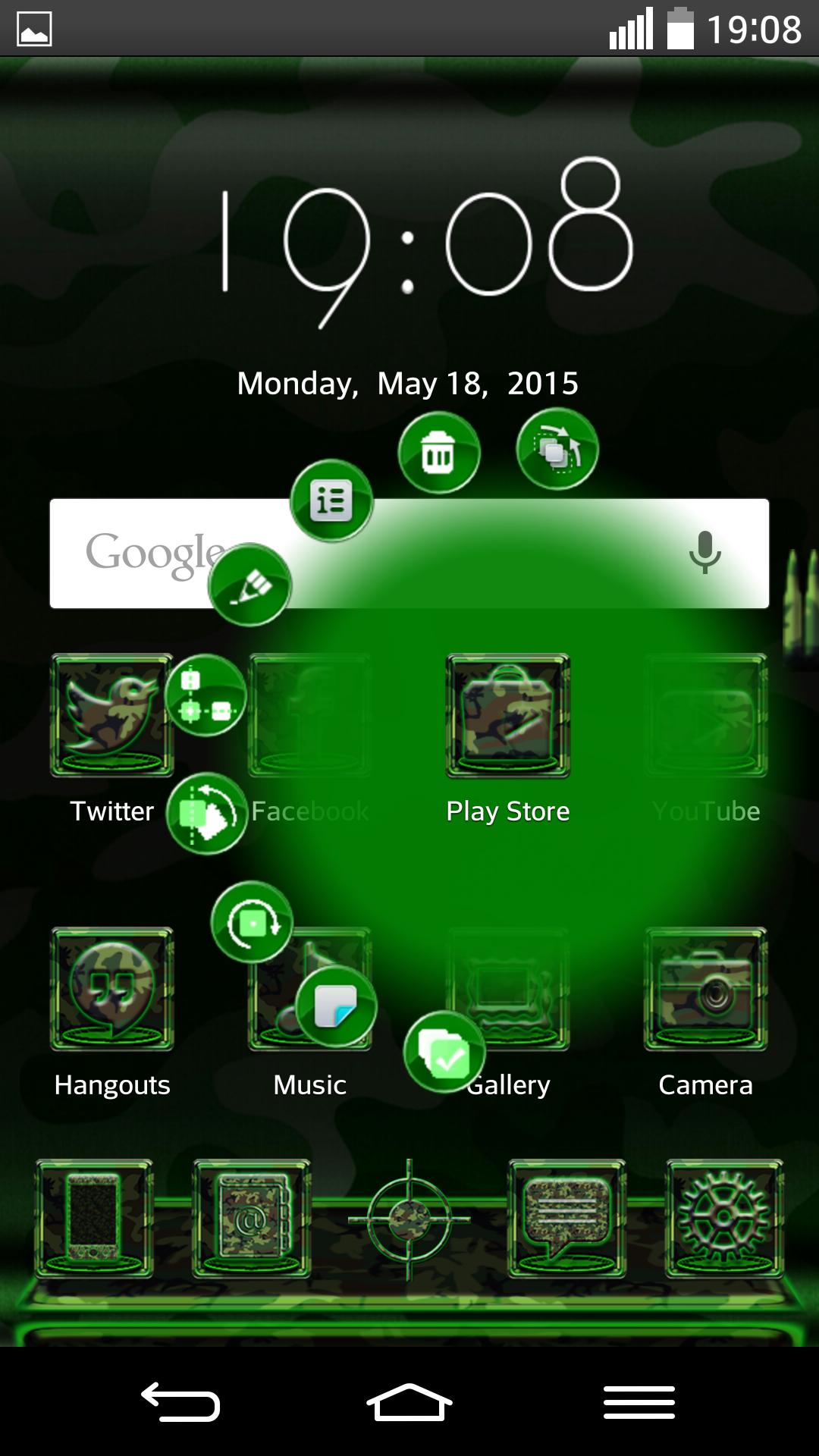 Next Launcher MilitaryG Theme