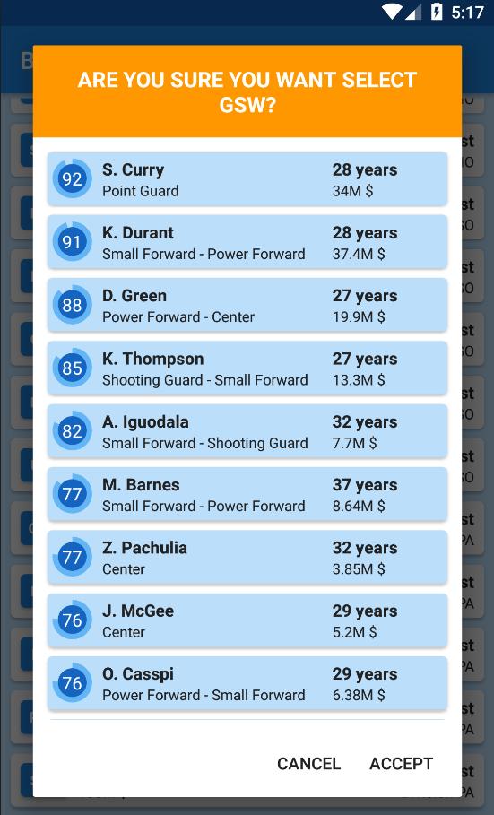 Basket Manager 2018 Free