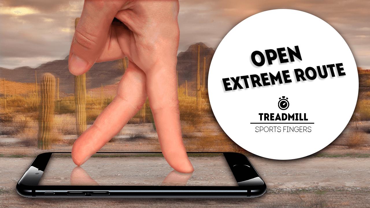 Treadmill: Sports fingers