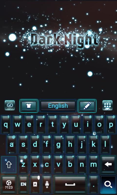 Night Sparks Keyboard Theme