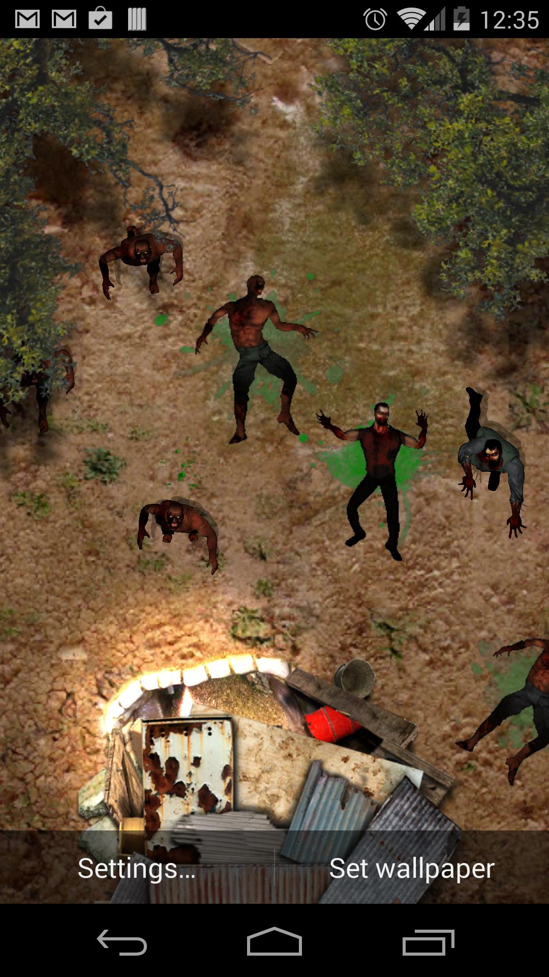 Zombie Horde Free Wallpaper