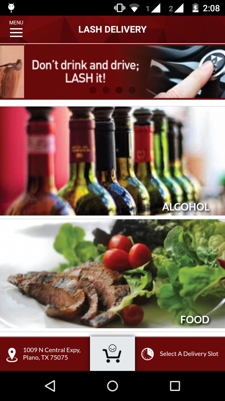 LASH Delivery-Alcohol Delivery