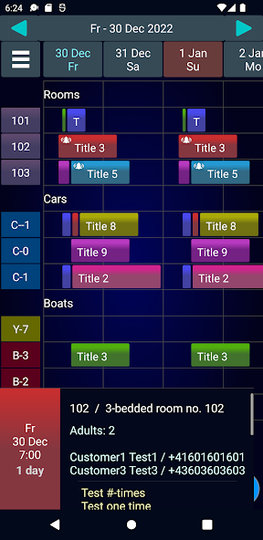 Booking Manager 2 Lt.