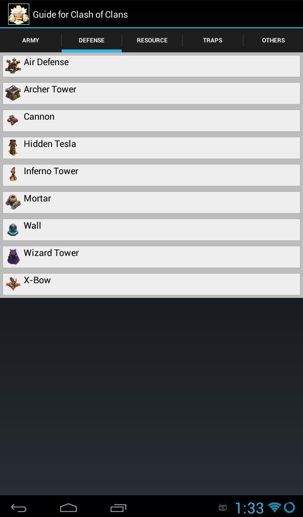 Guide for Clash of Clans