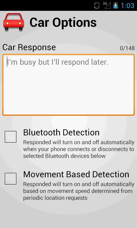 Responded (Auto Text Response)