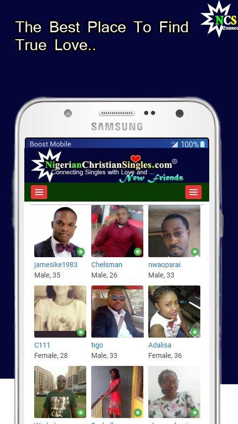 Nigerian Dating App - Nigerian Christian Singles