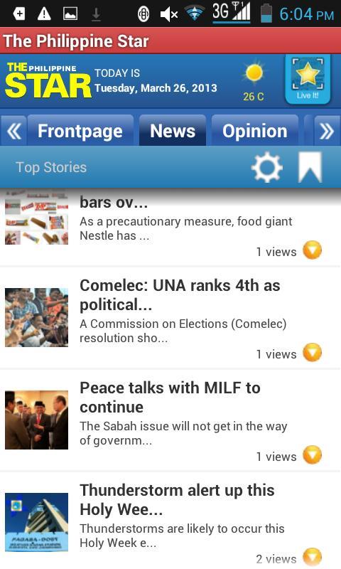 The Philippine Star Phone App