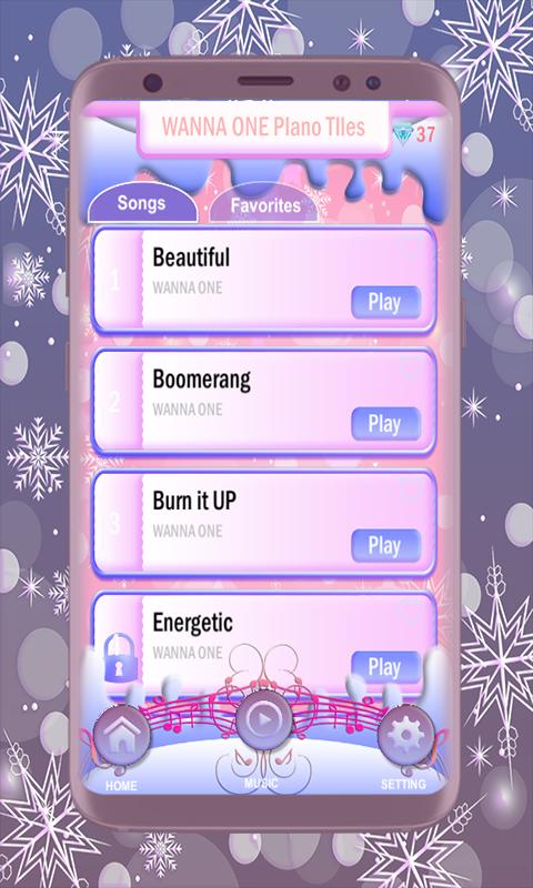 Wanna One Piano Tiles