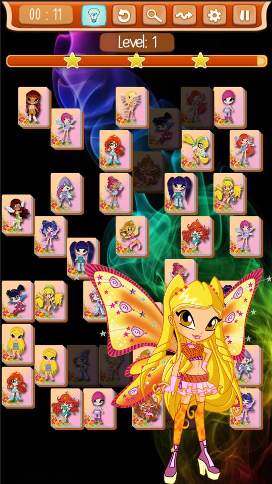 Mahjong Winx Solitaire