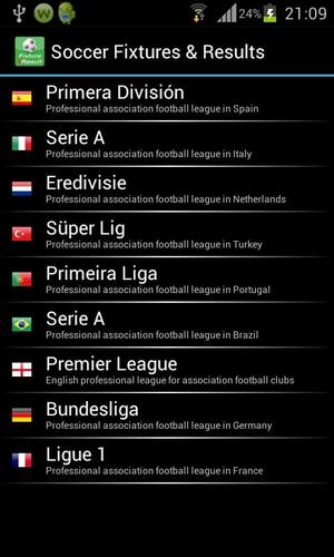 Soccer Fixtures & Results