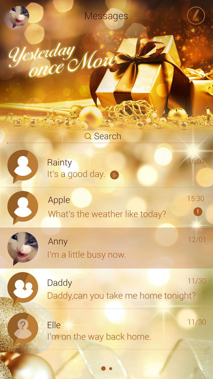 GO SMS MY GIFTS THEME
