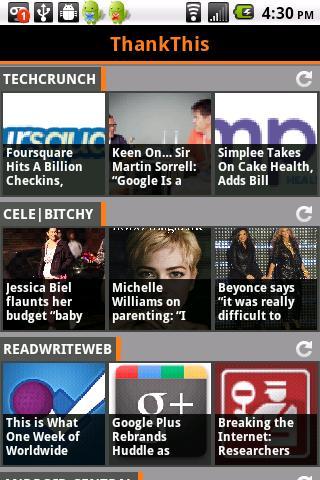 ThankThis News Reader