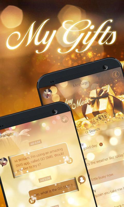 GO SMS MY GIFTS THEME
