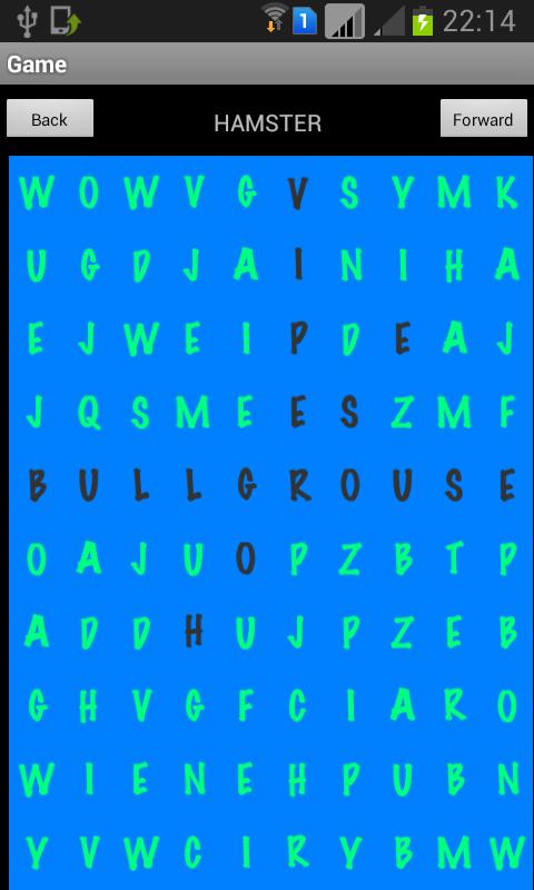 Find word puzzle in maze