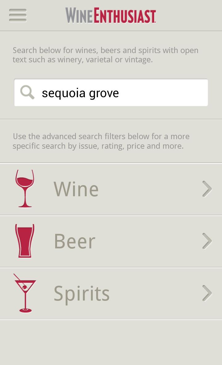 Wine Enthusiast Tasting Guide