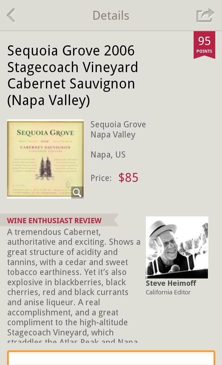 Wine Enthusiast Tasting Guide