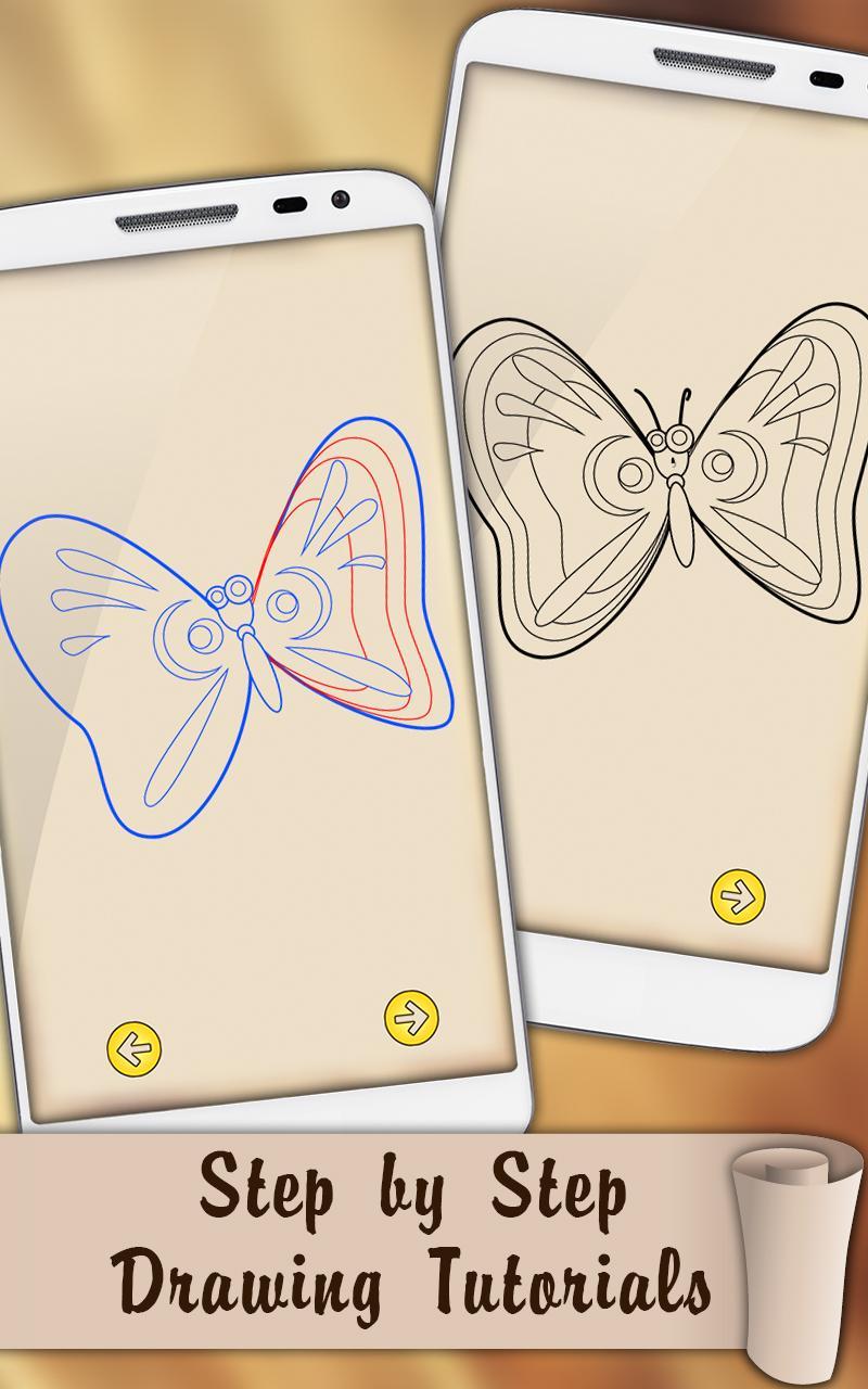 Draw Butterflies