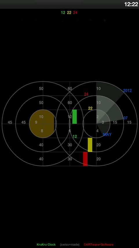 KruKru Clock Live Wallpaper