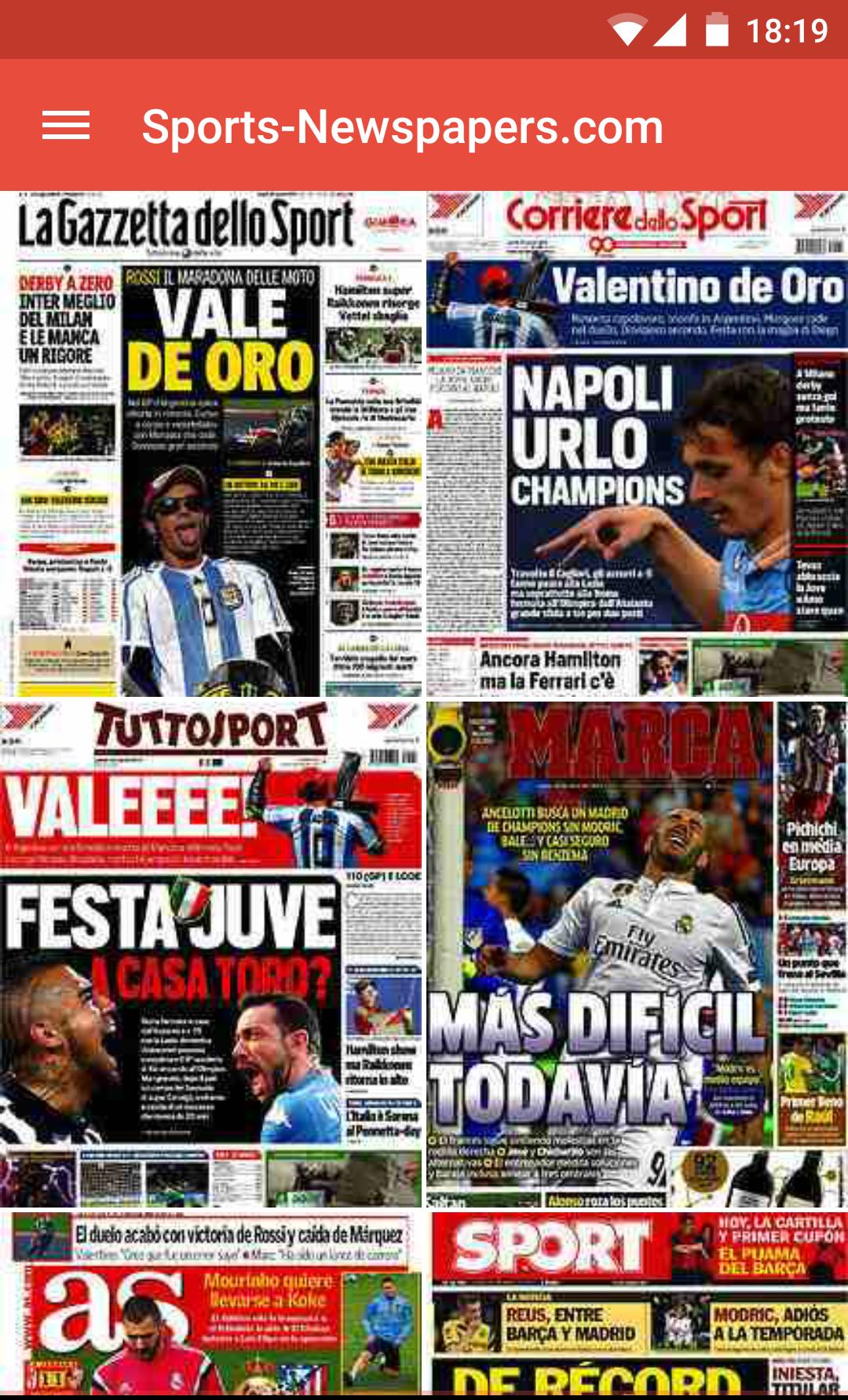 Sports Newspapers