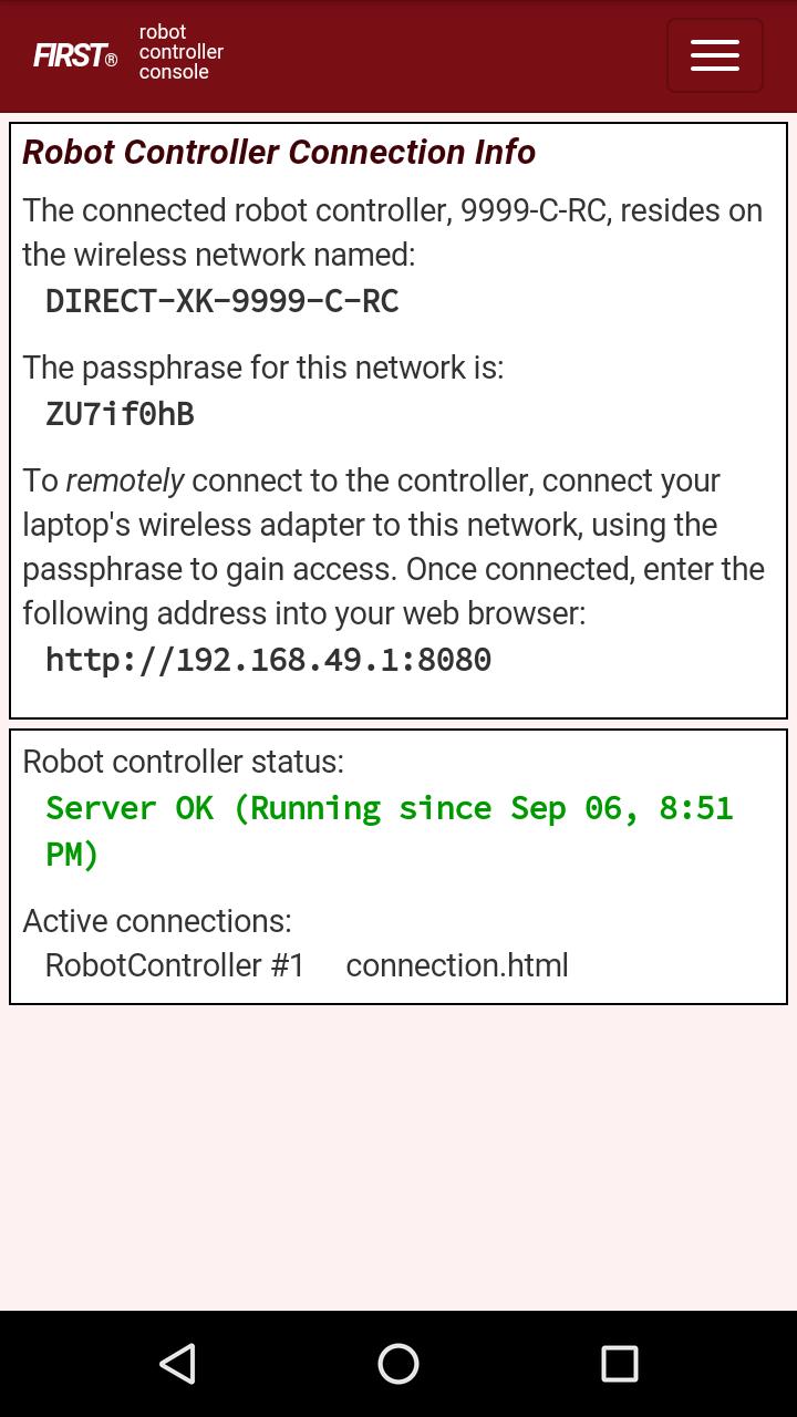 FTC Robot Controller