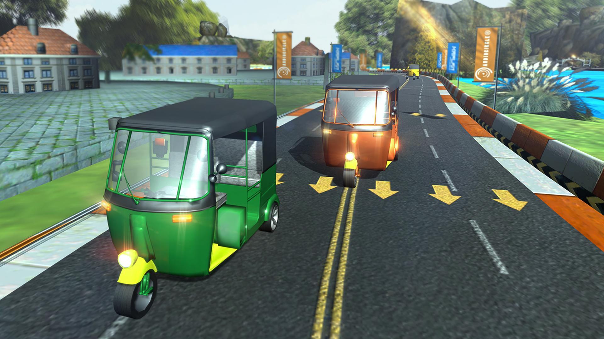 Indian Tuk Tuk Rickshaw Racing