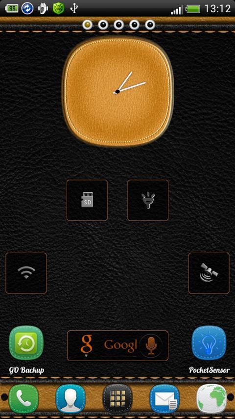 Leather GO Launcher EX Theme