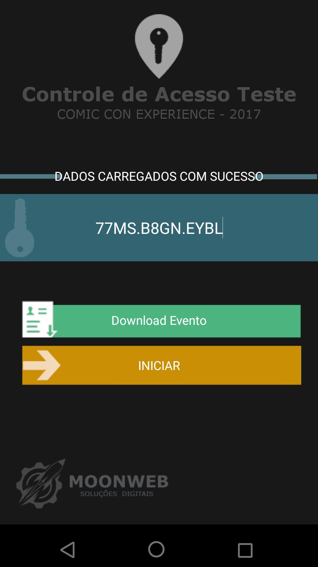 MoonWeb - Controle de Acesso