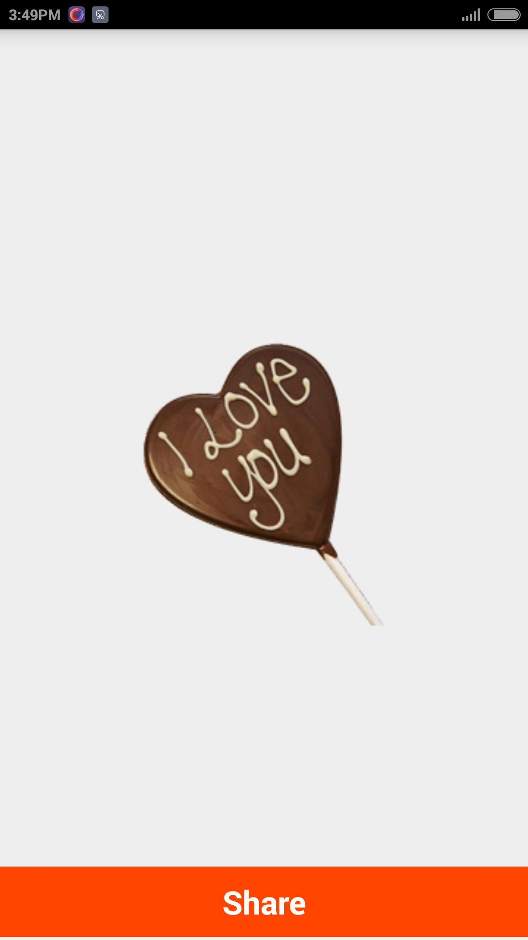 Chocolate Love Stickers