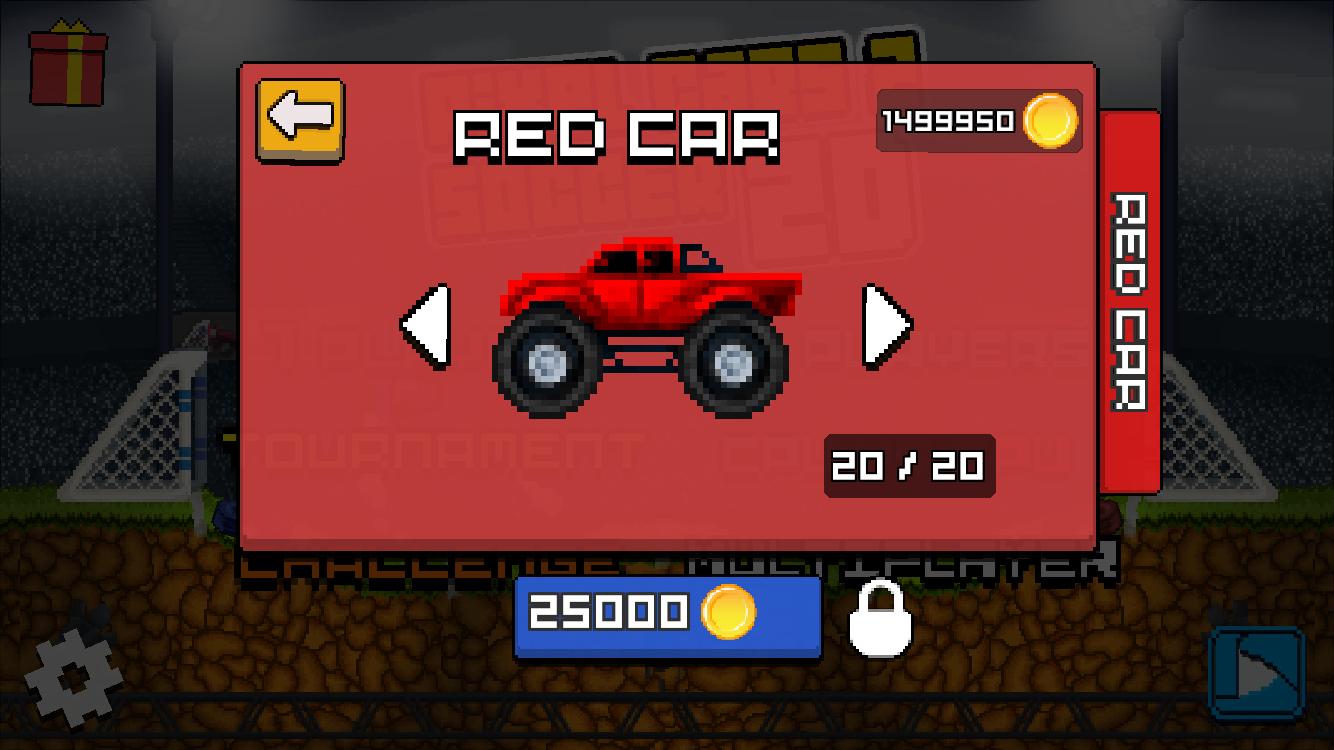 Pixel Cars 2 Soccer