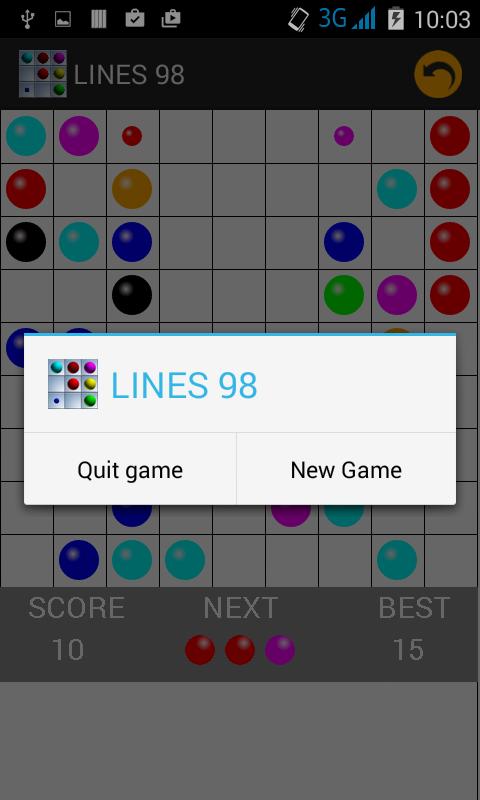Lines 98 - Best Game