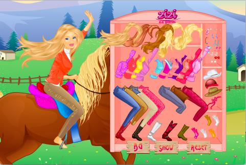 Princess Riding Camp Dress Up