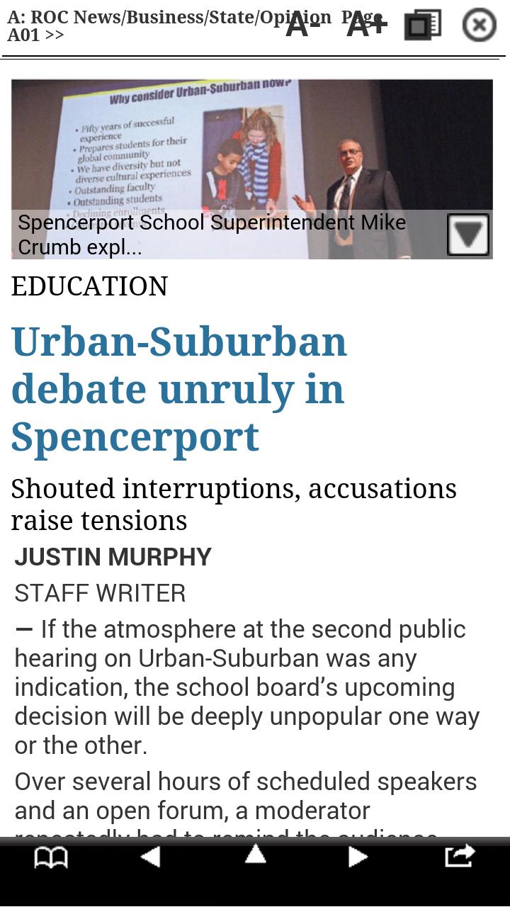 Democrat & Chron. eNewspaper