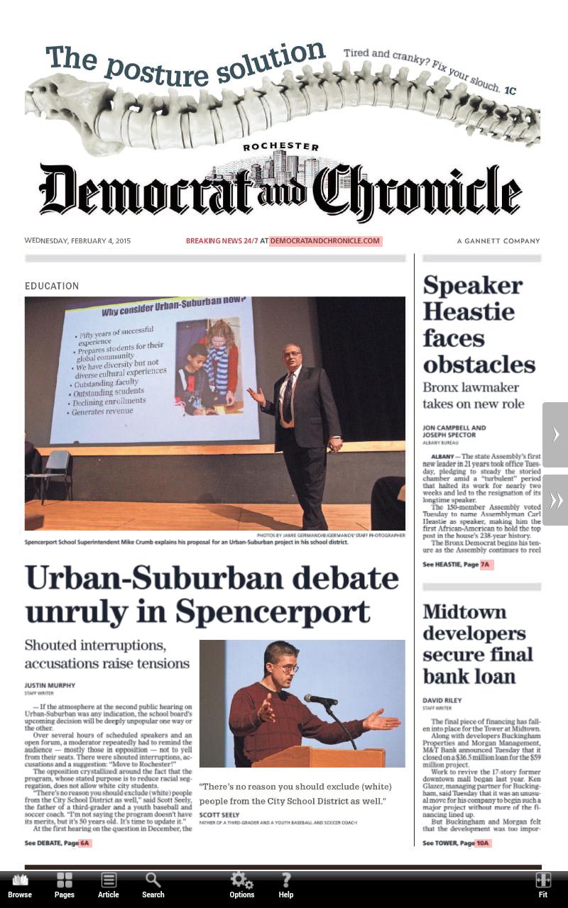 Democrat & Chron. eNewspaper