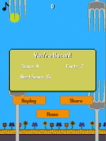 Flappy Bacon - when pigs fly