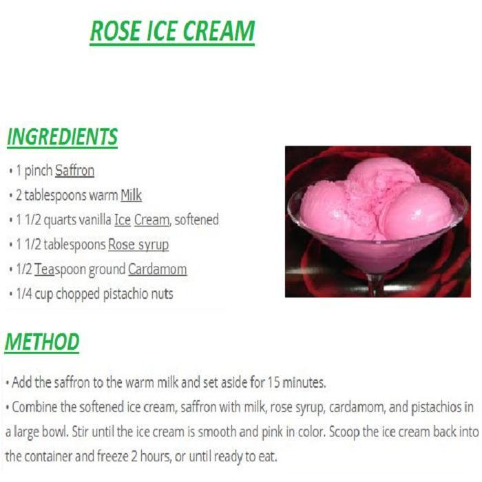 Ice Cream English Recipes