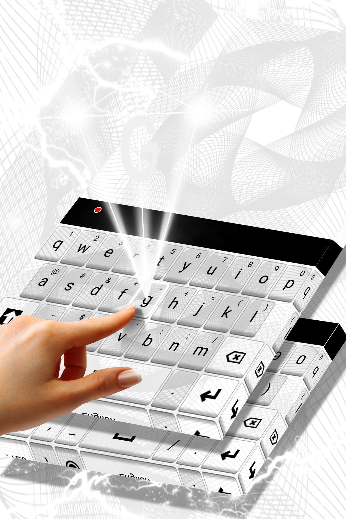 White Keyboard Theme