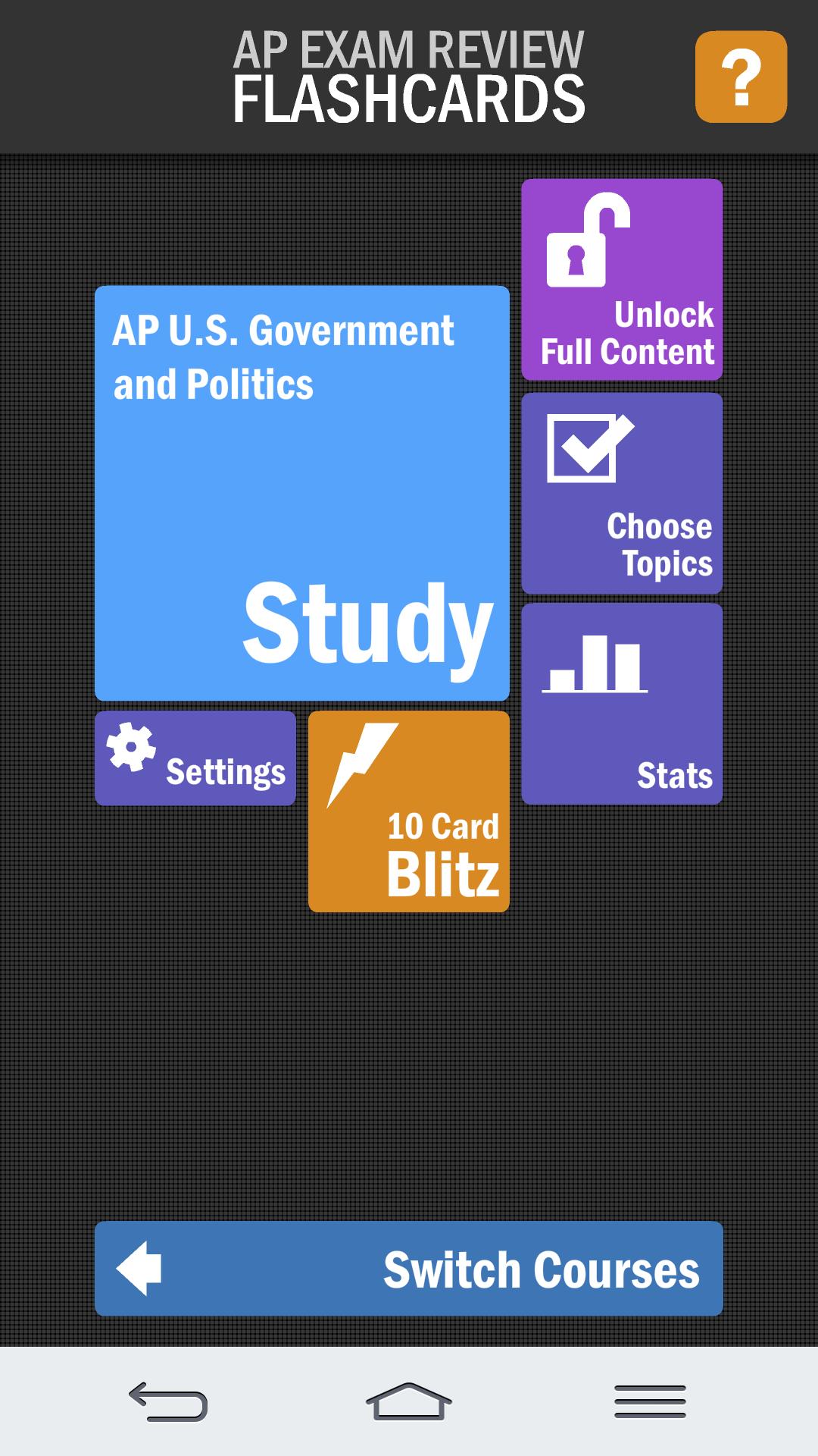 AP Exam Review Flashcards LITE