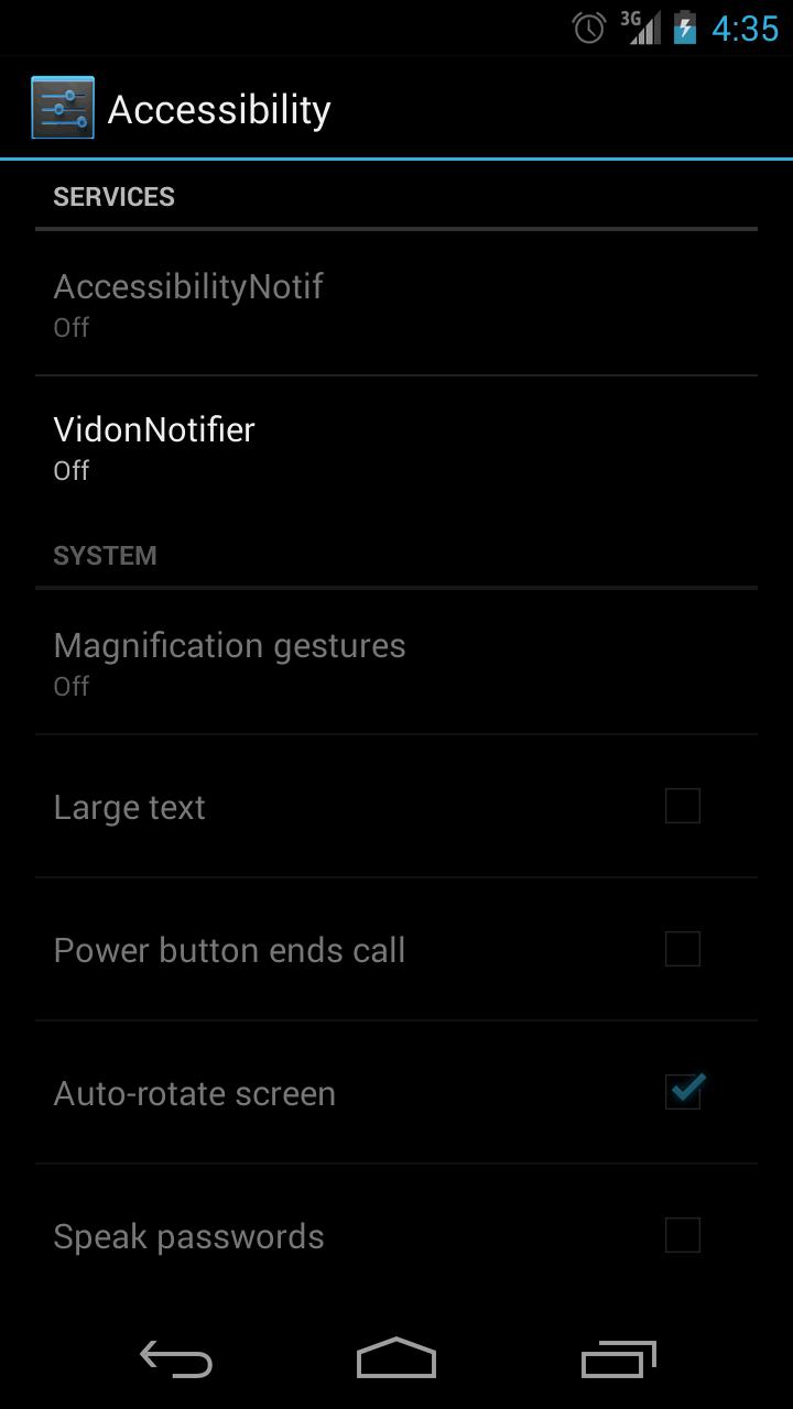Vidonn Notifier