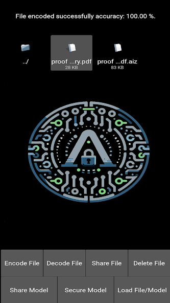 Secret AI File Encoding