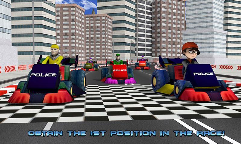 Kids Police Car Racing