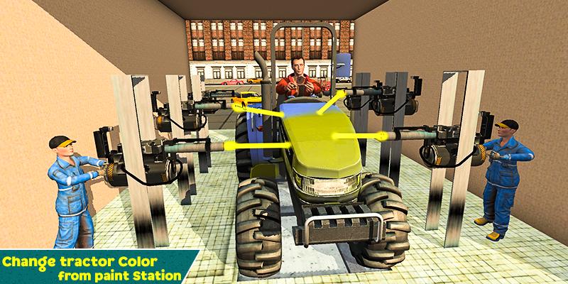 Tractor Wash Service -Tractor Parking Simulator 19