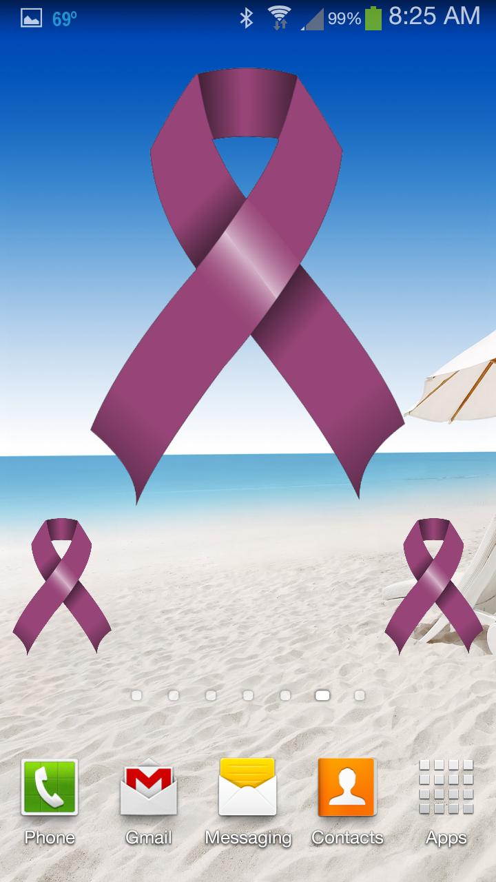 Purple Ribbon doo-dad