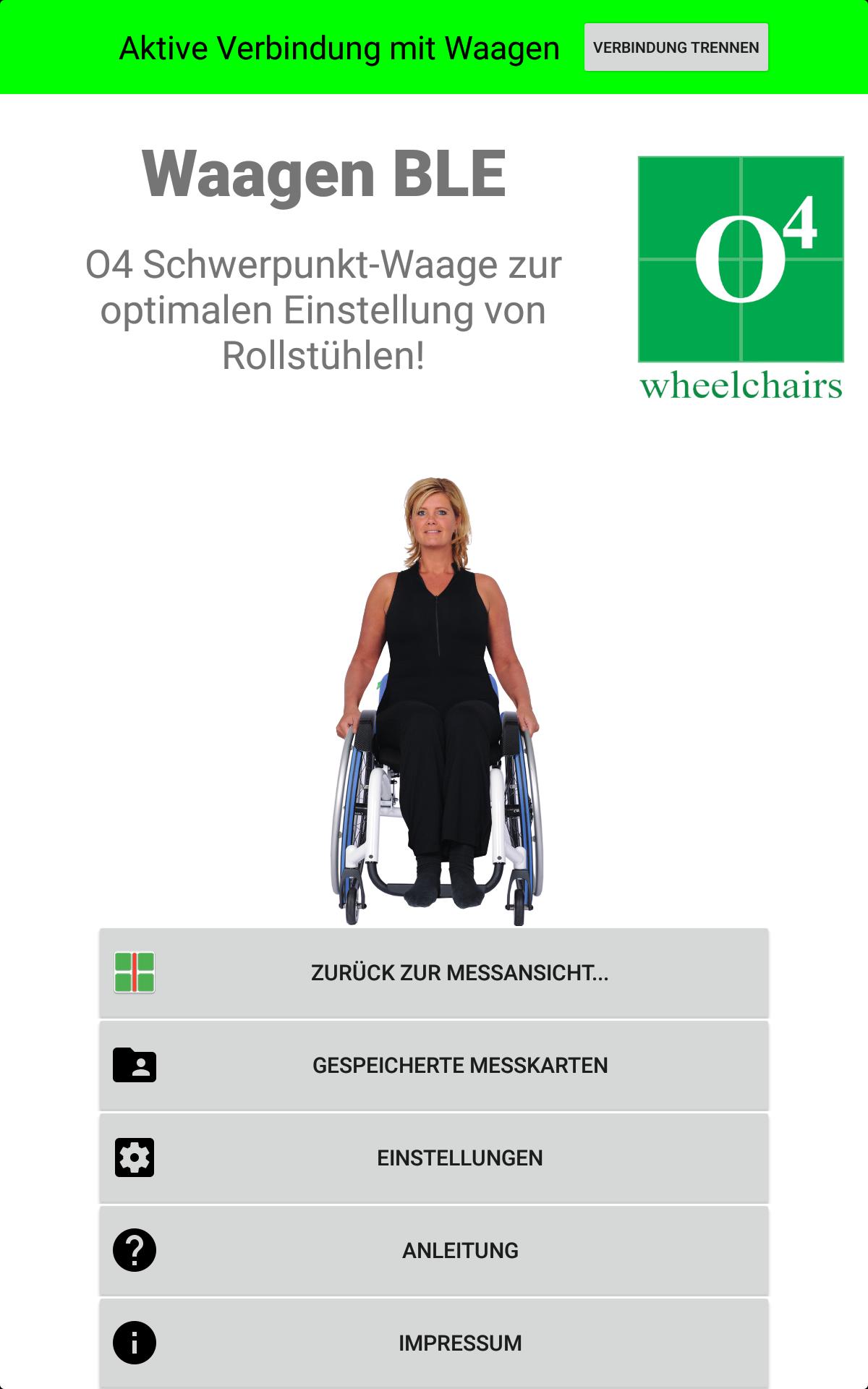 Rollstuhl Waagenterminal