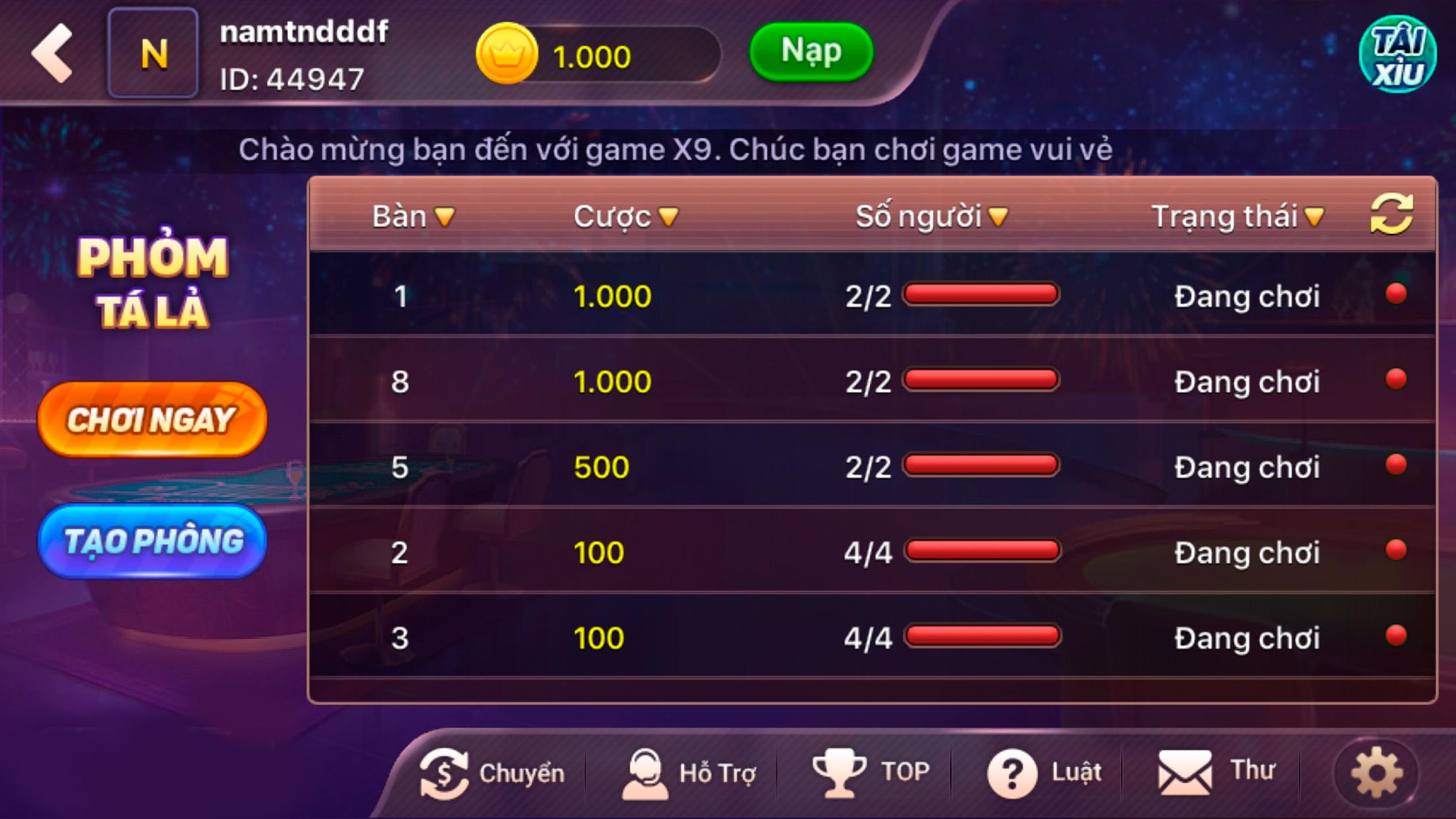 game x69 - danh bai doi thuong