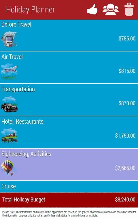 Holiday Planner Lite